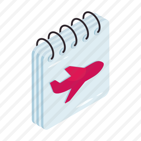 Calendar, Daybook, Datebook, Almanac, Air Travel Schedule preview