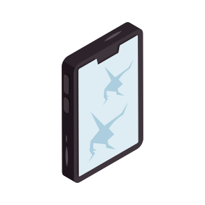 Cracked Mobile, Cracked Phone, Cracked Smartphone, Broken Phone, Broken Mobile icon