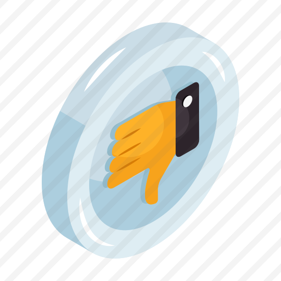 Customer Rating, Customer Review, Thumbs Down, Negative Feedback, Customer Response preview