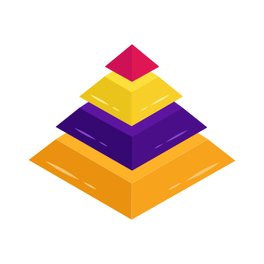 Data Analytics, Infographic, Statistics, Pyramid Chart, Pyramid Graph icon