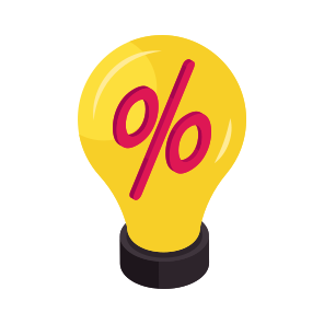 Discount Idea, Innovation, Bright Idea, Creativity, Creative Skill icon