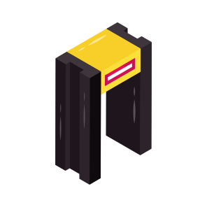 Entrance Scanner, Security Checking Door, Security Checkpoint, Metal Detecting Door, Security Checking Gate icon
