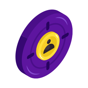 Headhunting, Target Profile, Target Person, Target Talent, Target User icon