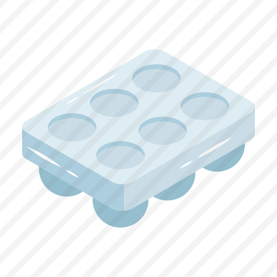Ice Cube Tray, Plastic Tray, Ice Cube Container, Kitchenware, Utensil, preview
