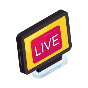 Live Video, Online Video, Digital Video, Live Streaming, Live Media icon