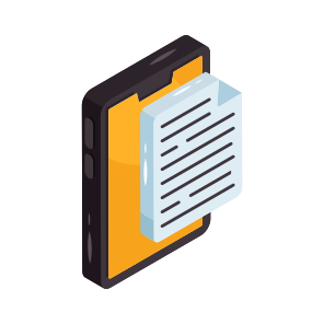 Mobile File, Mobile Document, Mobile Doc, Mobile Archive, Mobile Data icon