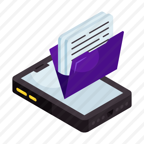Mobile Folder, Mobile Document, Mobile Doc, Mobile Archive, Mobile Data preview
