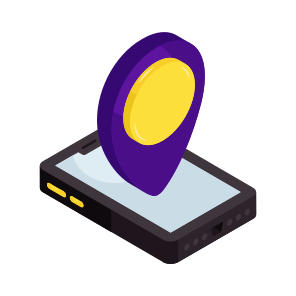 Mobile Map, Mobile Location, Mobile Direction, Gps, Navigation, icon