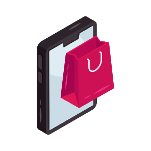 Mobile Shopping, Eshopping, Ecommerce, Online Shopping, Buy Online icon