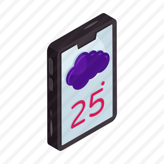 Mobile Weather App, Mobile Forecast, Mobile Overcast, Meteorology, Online Weather Forecast preview