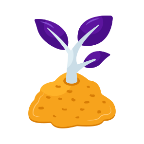 Mud Plant, Sprout, Growing Plant, Farming, icon