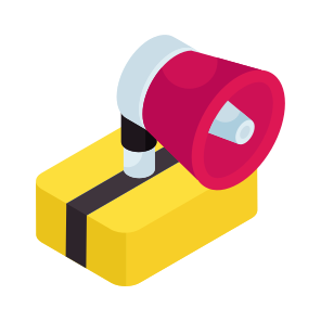 Marketing Box, Announcement Box, Campaign, Marketing Parcel, Marketing Package icon