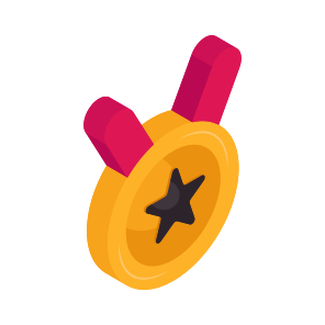 Medal, Award, Reward, Achievement, Success icon