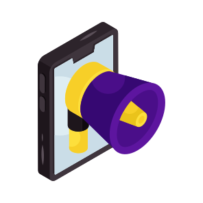 Mobile Marketing, Mobile Publicity, Mobile Campaign, Online Marketing, Digital Marketing icon