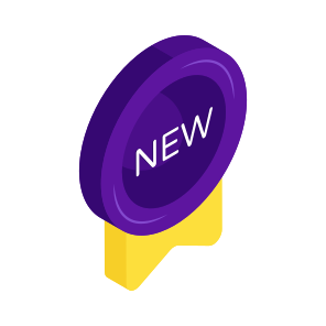 New Badge, New Label, New Emblem, New Tag, New Ensign, icon