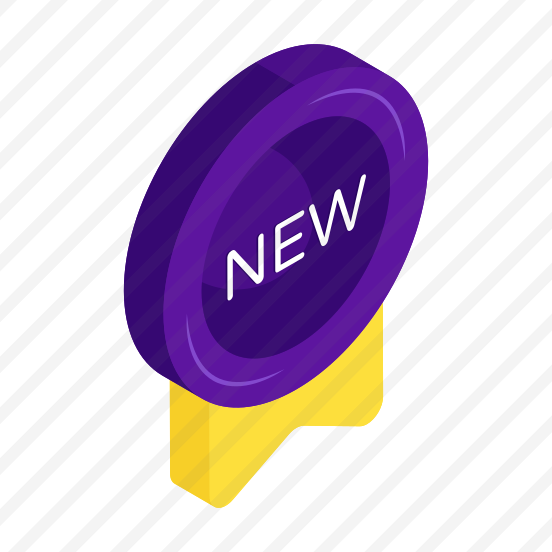 New Badge, New Label, New Emblem, New Tag, New Ensign, preview