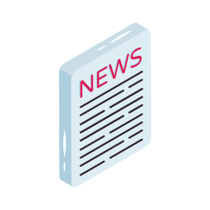 News, Newspaper, Newsletter, Mass Media, Print Media icon