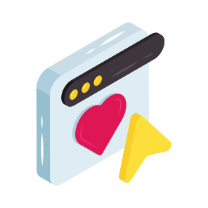 Online Love, Online Dating, Digital Love, Online Romance, Romantic Website icon