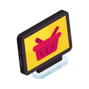 Online Shopping, Eshopping, Ecommerce, Buy Online, Online Grocery icon