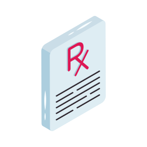Prescription, Medical Report, Rx, Medical Instruction, Medical Recommendation icon