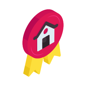 Property Badge, Ribbon Badge, Quality Badge, Real Estate Badge, Home Badge, icon