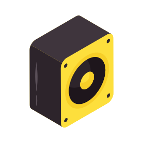 Sound Speaker, Sound System, Loudspeaker, Woofer, Audio Speaker icon