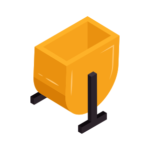 Street Bin, Wastebin, Dustbin, Garbage Can, Trash Bin icon