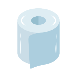 Tissue Roll, Hygiene, Cleaning Paper, Tissue Papers, Napkins icon