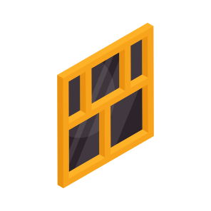 Window, Glass Pane, Window Pane, Casement, Decoration icon