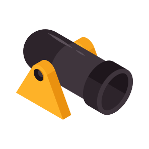 Machine Gun, Handgun, Weapon, Cannon, Artillery Gun icon
