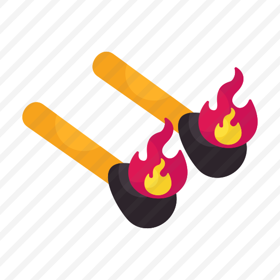 Matchsticks, Ignition, Burning Sticks, Wooden Lighter, Fire preview
