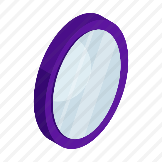 Mirror, Looking Glass, Reflector, Folding Mirror, Oval Mirror preview