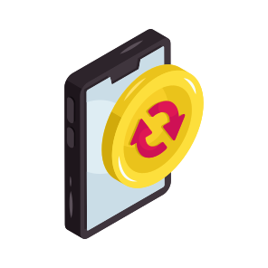 Mobile Update, Mobile Refresh, Mobile Sync, Mobile Synchronization, Phone Update icon