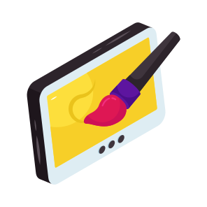 Pen Tablet, Digitizer, Graphic Tablet, Drawing Tablet, Digital Artboard icon