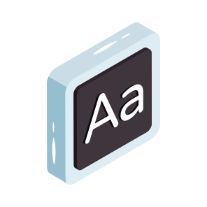Photoshop Tool, Font Tool, Font Size, Font Measurement, Illustrator Tool icon