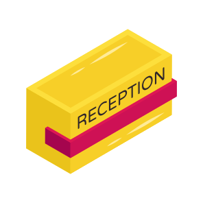 Reception Table, Reception Desk, Tabletop, Furniture, Interior icon