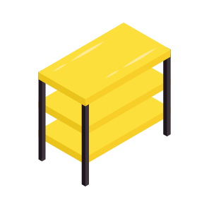 Shelves Table, Coffee Table, Tabletop, Furniture, Desktop icon