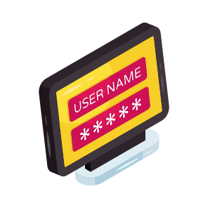 System Login, User Login, User Password, User Passcode, User Security icon