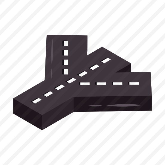 Three Roads, Roadway, Highway, Pathway, Passageway preview
