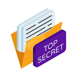 Top Secret Folder, Document, Doc, Archive, Binder icon