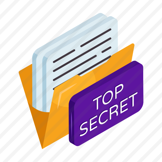 Top Secret Folder, Document, Doc, Archive, Binder preview