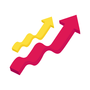 Upward Arrows, Growth Arrow, Progress Arrows, Arrowheads, Navigation Arrows icon