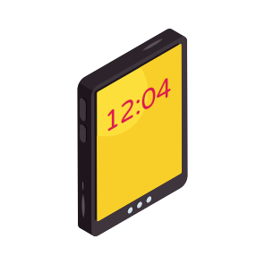Mobile Clock, Mobile Timer, Mobile Timepiece, Phone Timer, Clock App, icon
