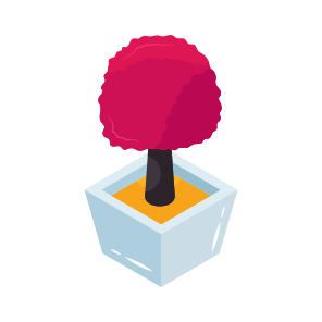 Plant Pot, Woodland, Botany, Ecology, Eco icon