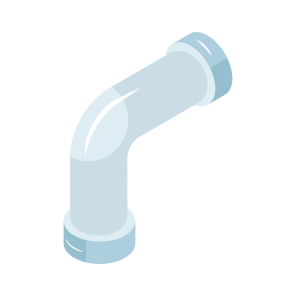 Plumbing Pipe, Pvc Pipe, Pipework, Polyvinyl Chloride Pipe, Pipe Elbow icon
