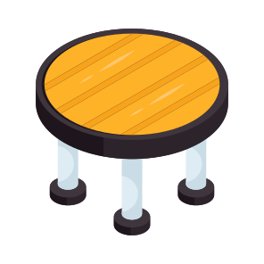 Round Table, Coffee Table, Tabletop, Furniture, Desktop icon