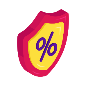 Secure Discount, Secure Sale, Discount Security, Discount Protection, Discount Safety icon