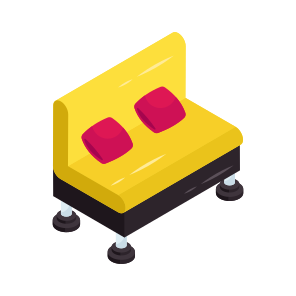 Sofa, Couch, Armchair, Comfortable Seat, Furniture, icon