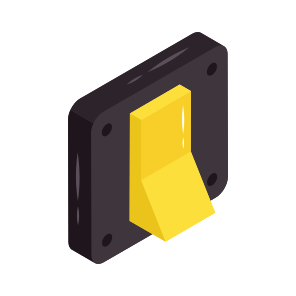 Switchboard, Electric Button, Receptacle, Power Socket, Onoff Button icon