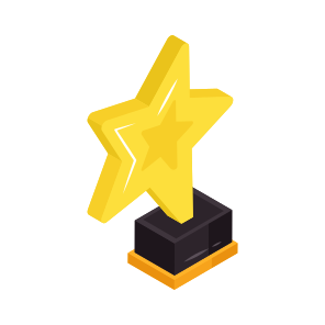 Trophy, Triumph, Star Award, Reward, Achievement icon